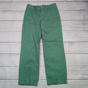 12 Vineyard Vines Green Twill Pants